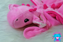 Lade das Bild in den Galerie-Viewer, Kuscheltuch/Schnuffeltuch "Lotta" in rosa/silber glitzer auf babyrosa/pink