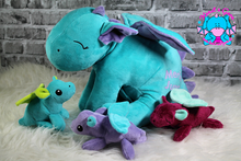 Lade das Bild in den Galerie-Viewer, Drache Maya einzeln oder mit Babys - kunst&garn