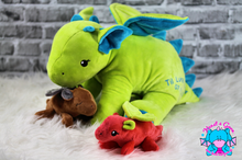 Lade das Bild in den Galerie-Viewer, Drache Maya einzeln oder mit Babys - kunst&garn