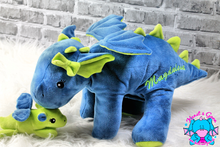 Lade das Bild in den Galerie-Viewer, Drache Maya einzeln oder mit Babys - kunst&garn