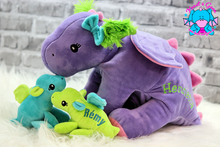 Lade das Bild in den Galerie-Viewer, Drache Maya einzeln oder mit Babys - kunst&garn