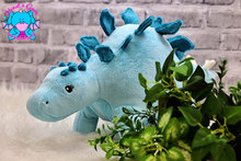 Lade das Bild in den Galerie-Viewer, Stego Gregor hellblau 3mm/blaugrün 3mm/ Dots blau grün - kunst&garn