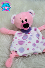 Lade das Bild in den Galerie-Viewer, Joshua Schnuffeltuch babyrosa/rosa/bubbles - kunst&garn