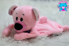 Lade das Bild in den Galerie-Viewer, Joshua Schnuffeltuch babyrosa/rosa/bubbles - kunst&garn