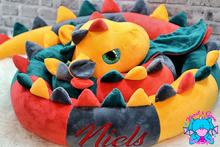 Lade das Bild in den Galerie-Viewer, Bettdrache Poldi - kunst&garn