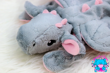 Lade das Bild in den Galerie-Viewer, Kuscheltuch/Schnuffeltuch &quot;Lotta&quot;  in grau stars/babyrosa
