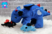 Lade das Bild in den Galerie-Viewer, Drache Maya einzeln oder mit Babys - kunst&amp;garn
